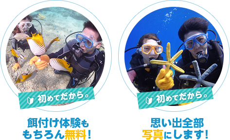 餌付け体験ももちろん無料&思い出全部写真にします!